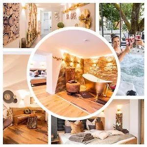 Chalet Vitaspa - Whirlpool & Sauna Privatspa, Pegnitz
